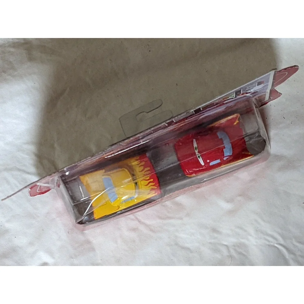 Disney Cars Mini Adventures Red Ramone Flo Fire Department Toy Car Set NEW